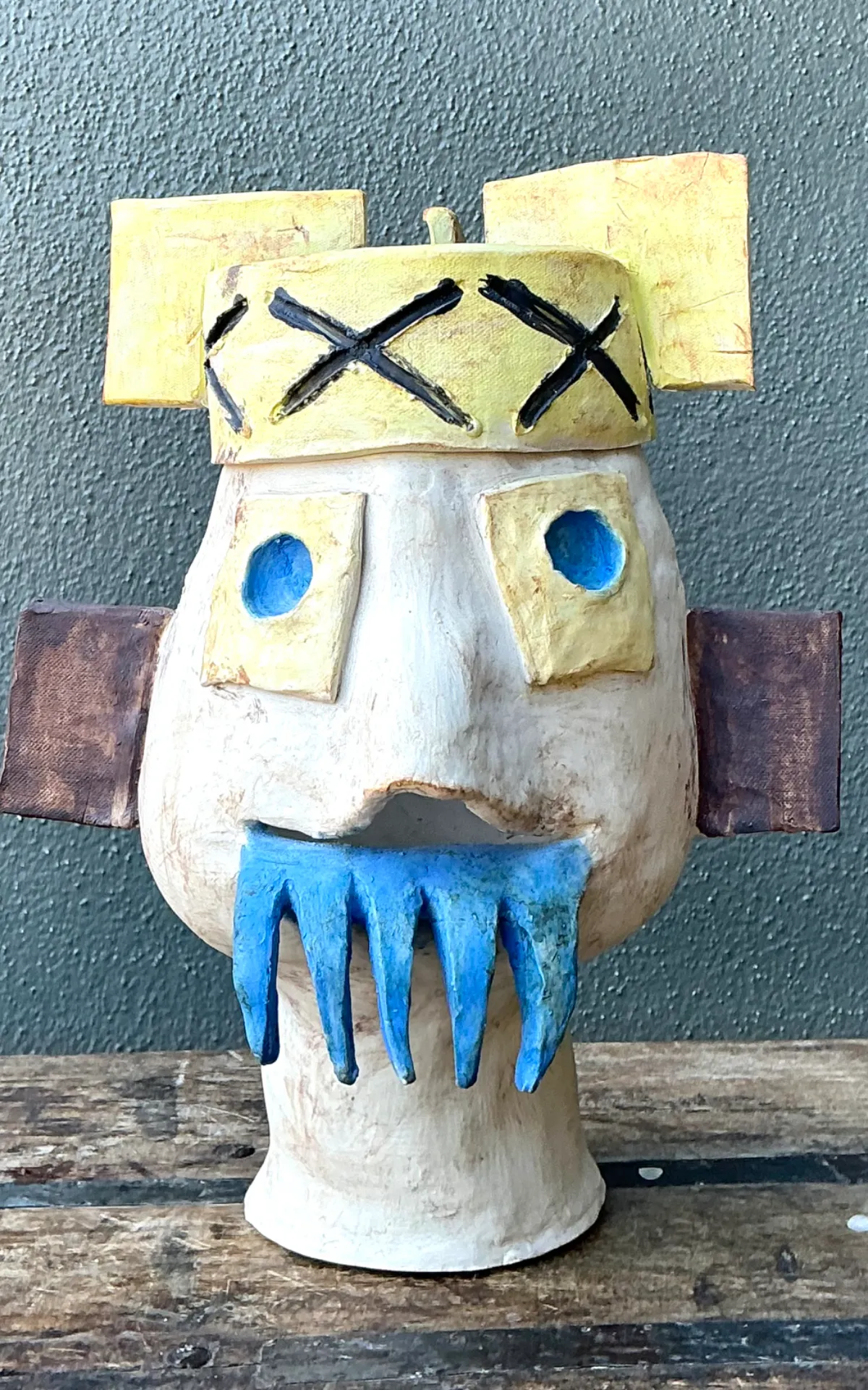 Vintage Abstract Ceramic Bust Sculpture — additional photo 5