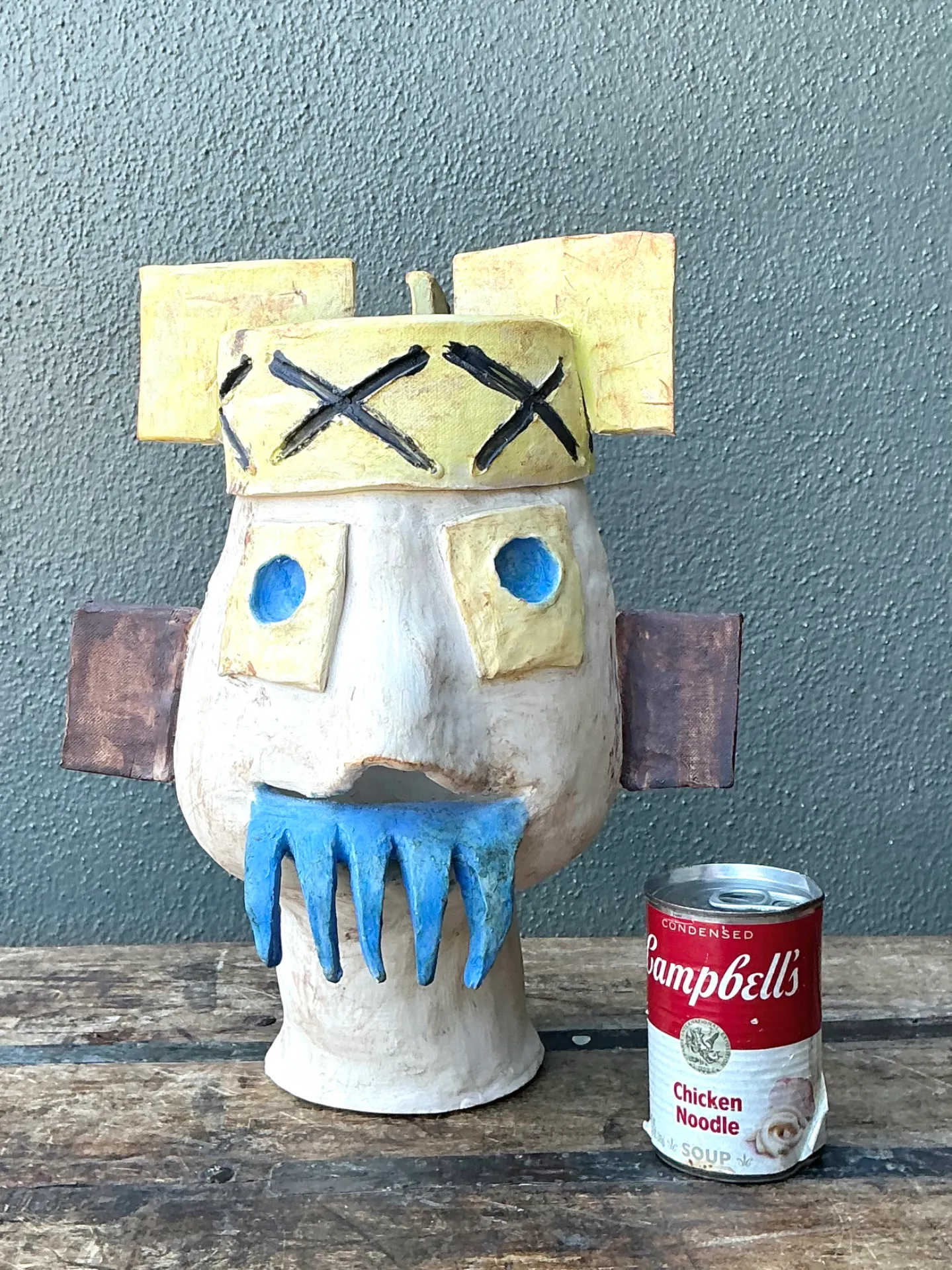 Vintage Abstract Ceramic Bust Sculpture — additional photo 8