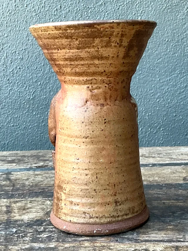 Vintage Handcrafted Ceramic Farmer Vase — additional photo 5