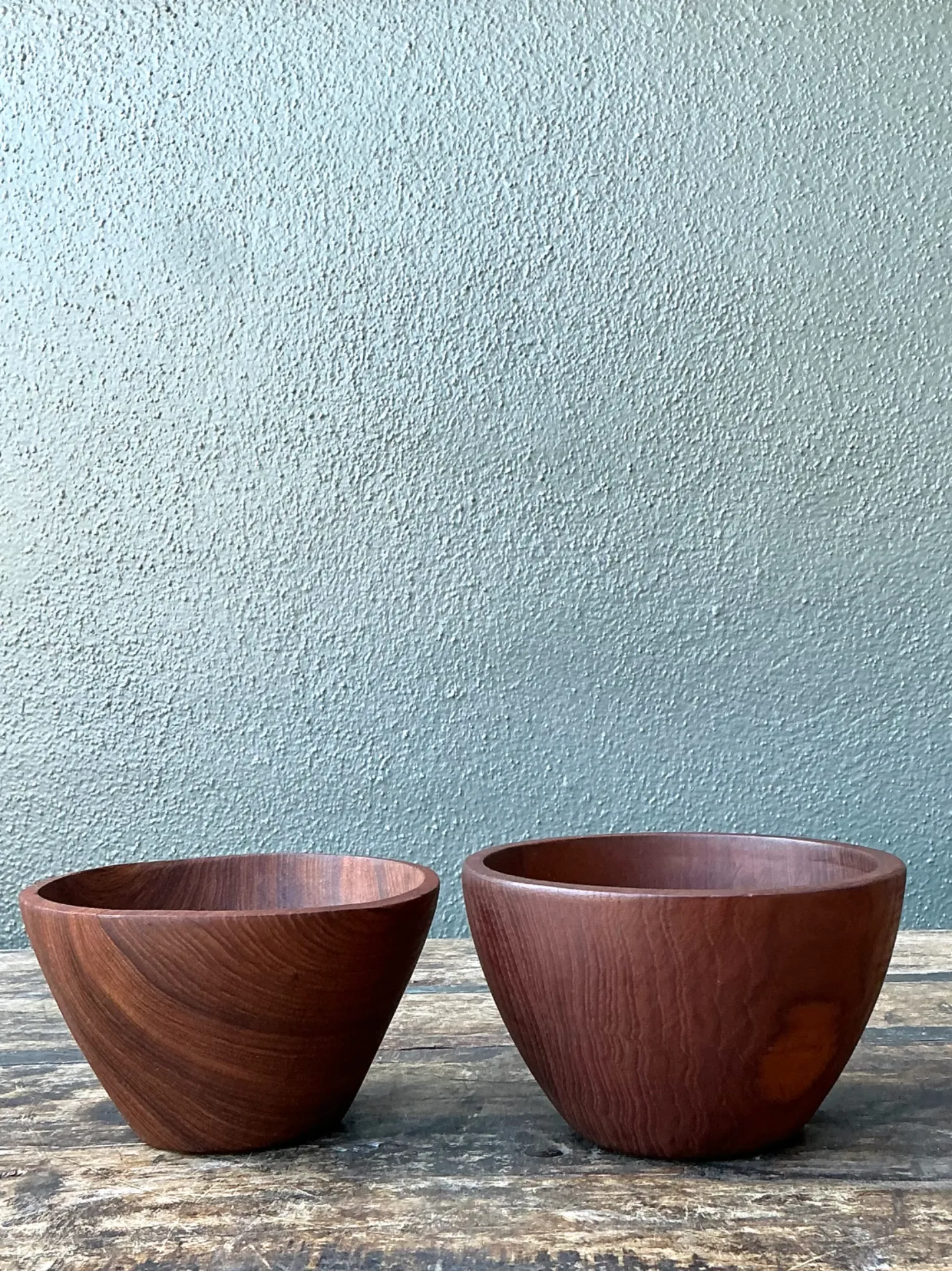 Vintage Mid-Century Teak Wood Serving Bowls — additional photo 8