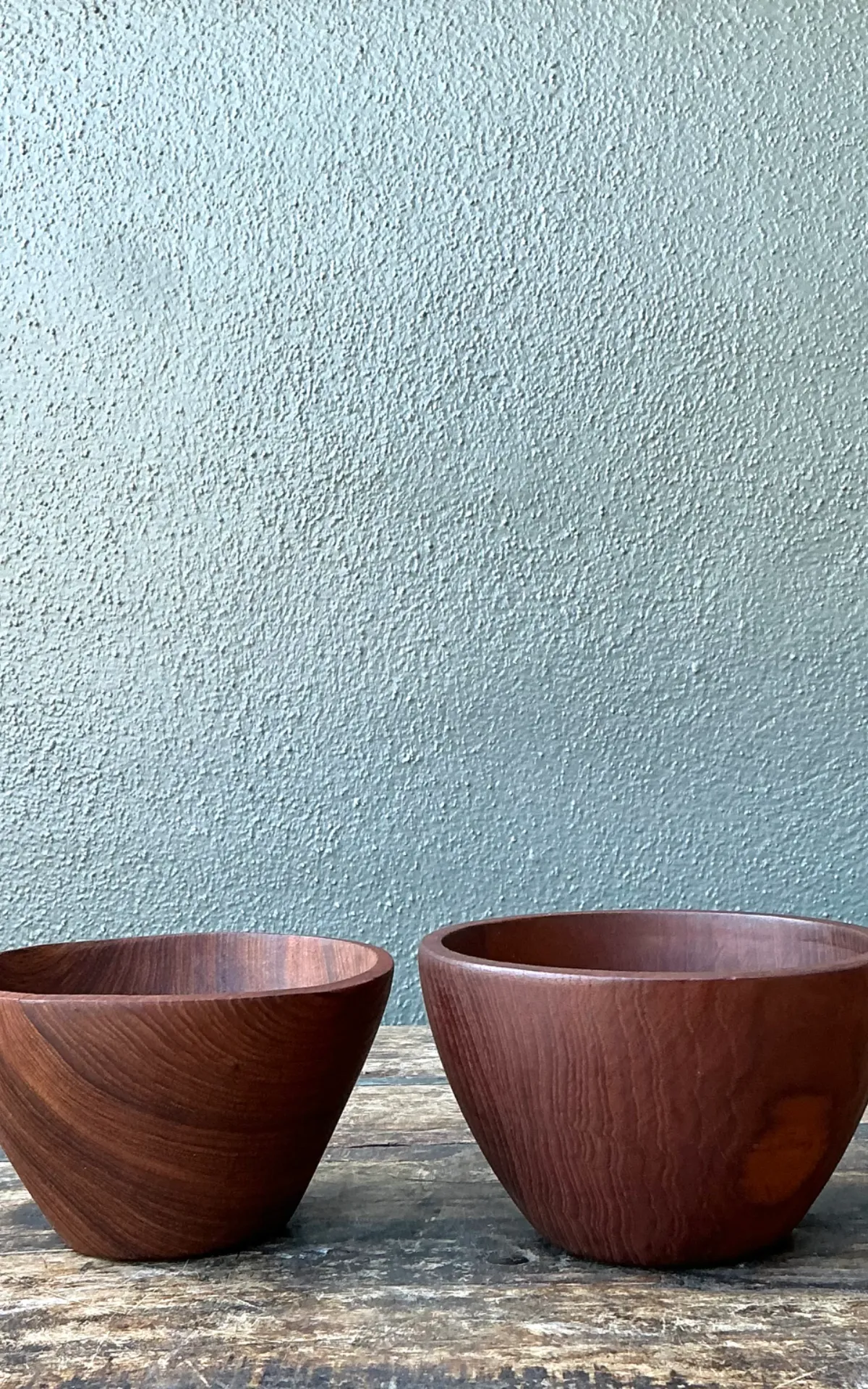 Vintage Mid-Century Teak Wood Serving Bowls — additional photo 8