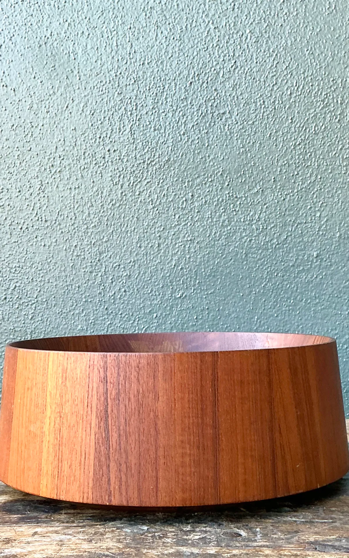 Vintage Nambe Teak Wood Salad Bowl — additional photo 7