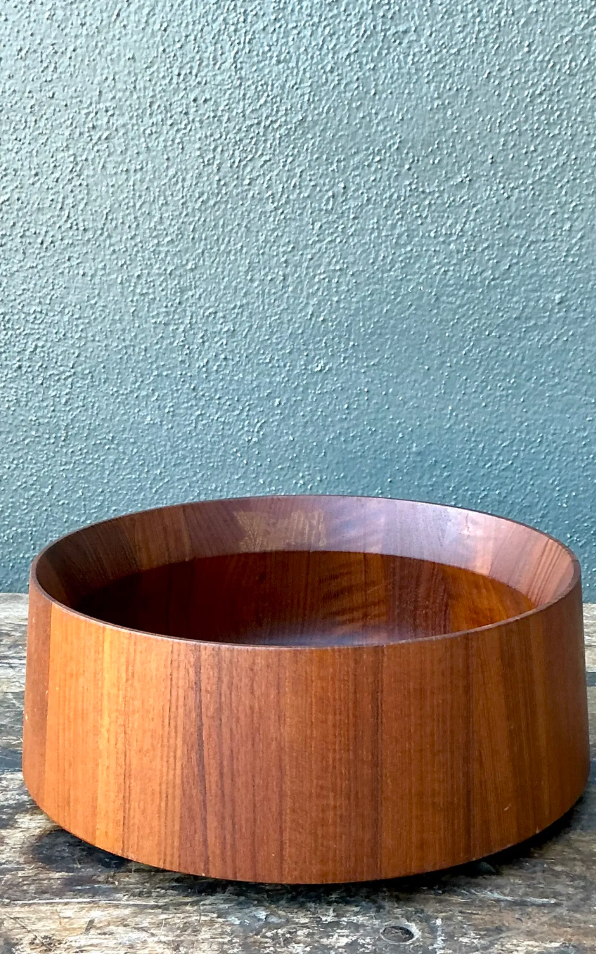 Vintage Nambe Teak Wood Salad Bowl — additional photo 6