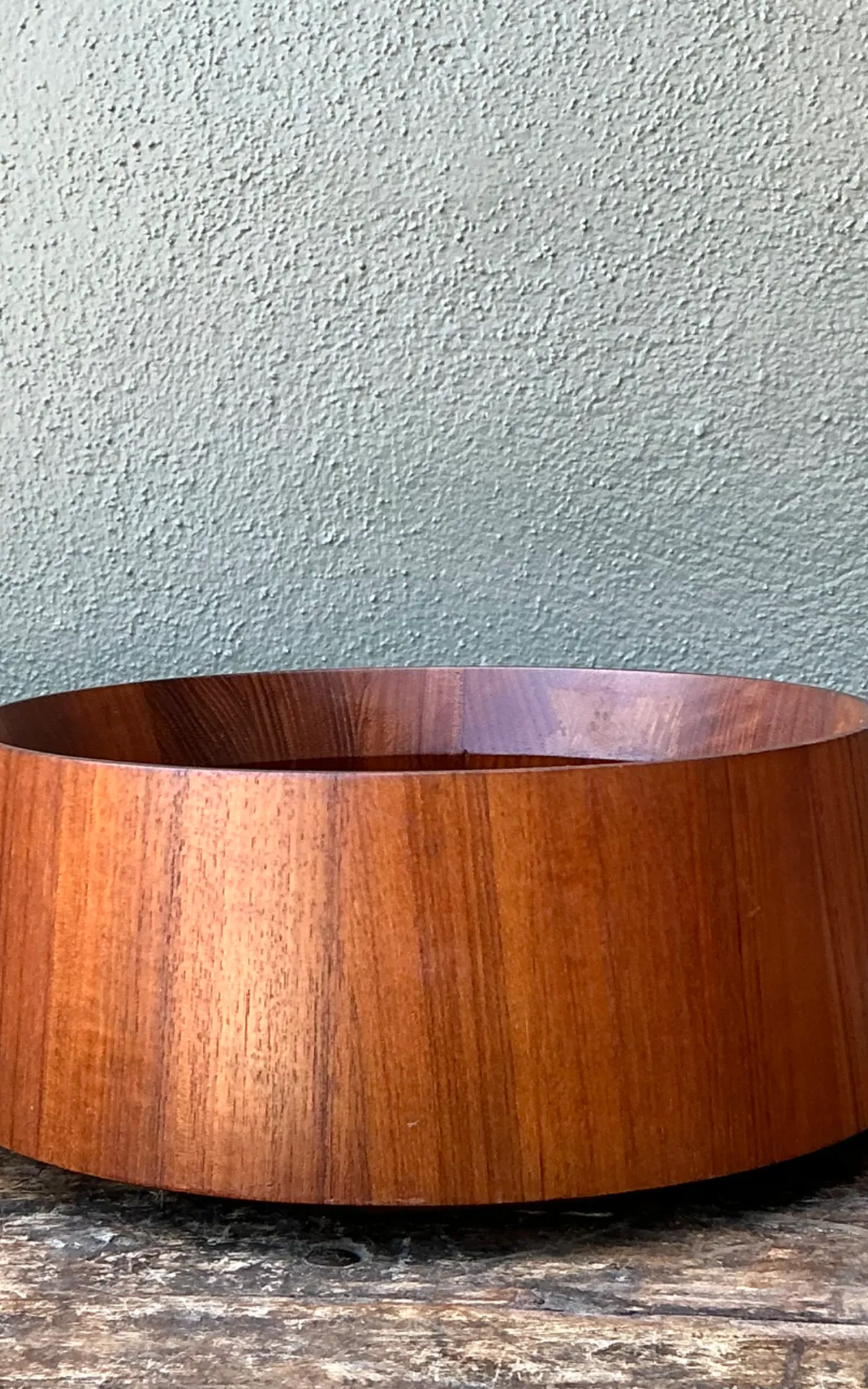 Vintage Nambe Teak Wood Salad Bowl — additional photo 4