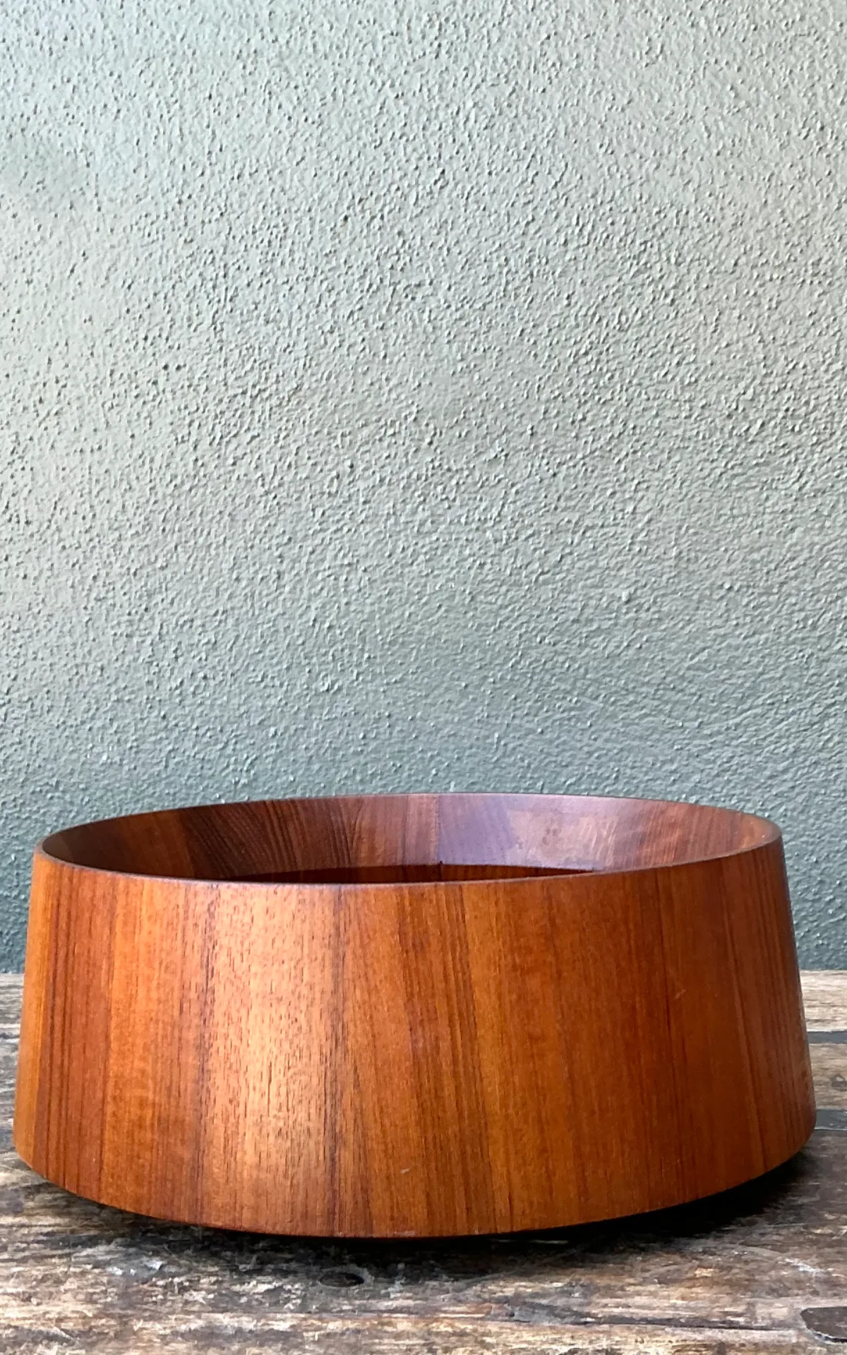 Vintage Nambe Teak Wood Salad Bowl — additional photo 2