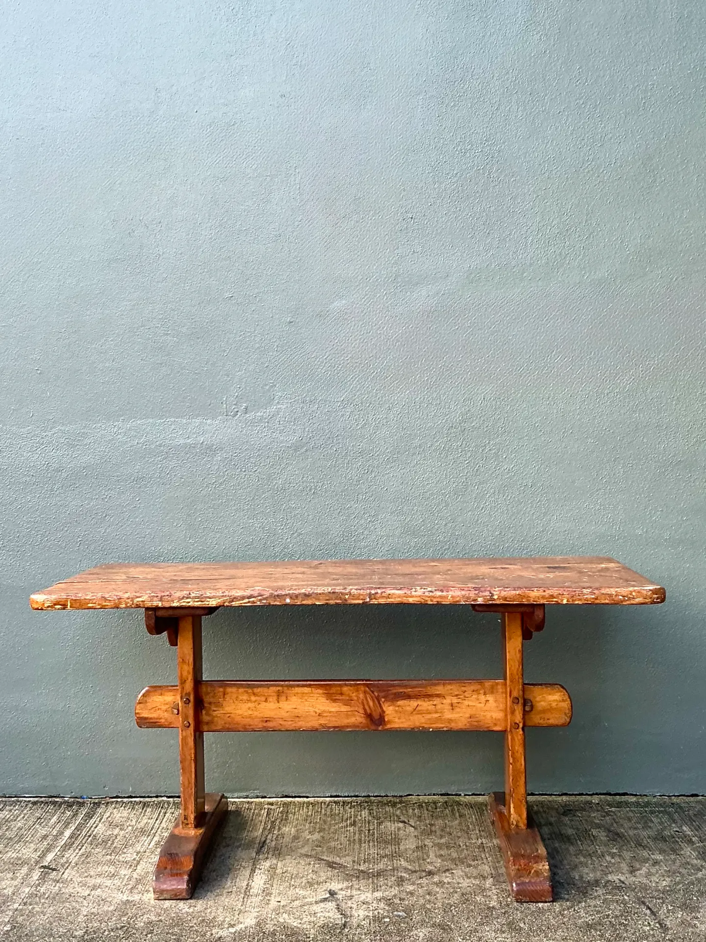 Vintage Italian 19th Century Rustic Wood Dining Table — additional photo 4