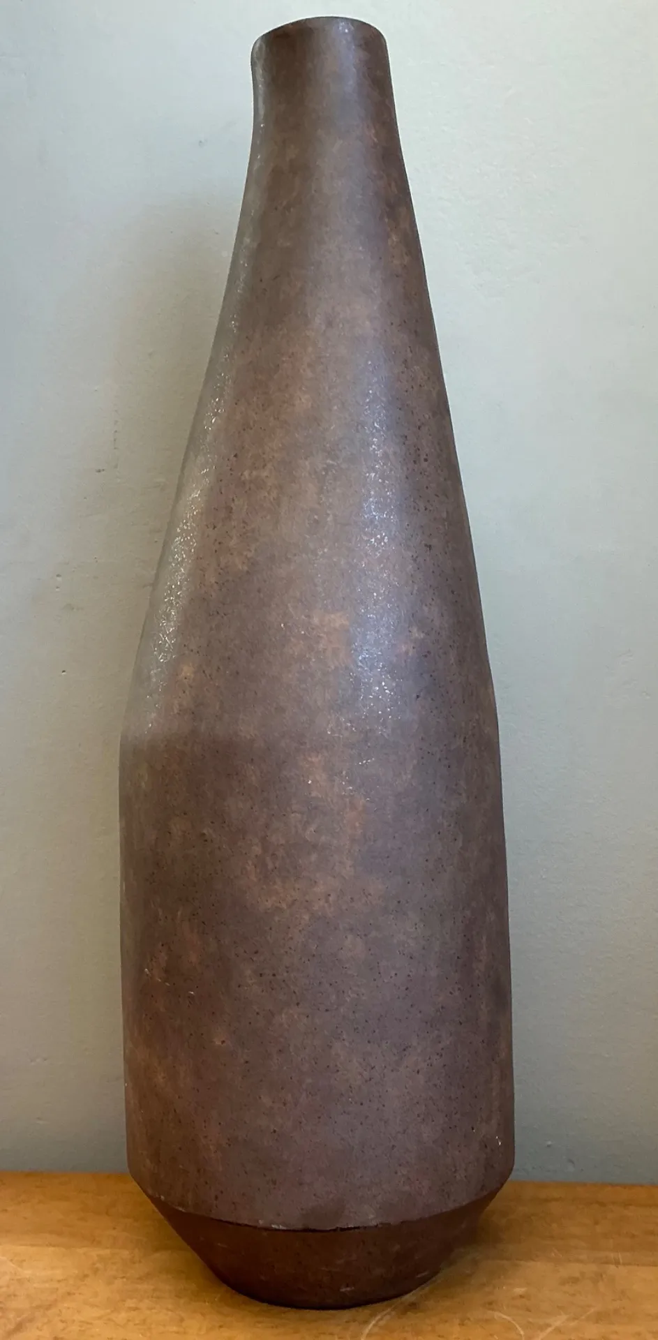 Vintage Tall Earthenware Vessel — additional photo 3