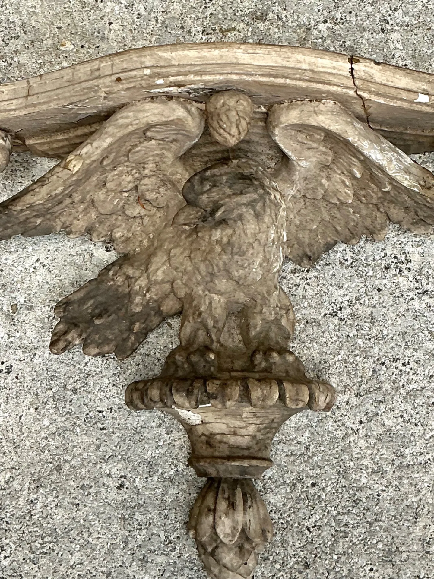 Vintage Hand Carved Eagle Brackets - A Pair — additional photo 6