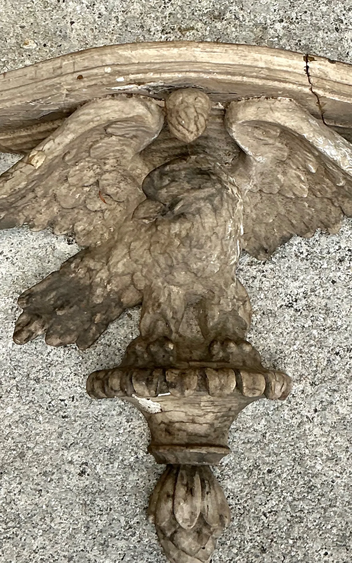 Vintage Hand Carved Eagle Brackets - A Pair — additional photo 6