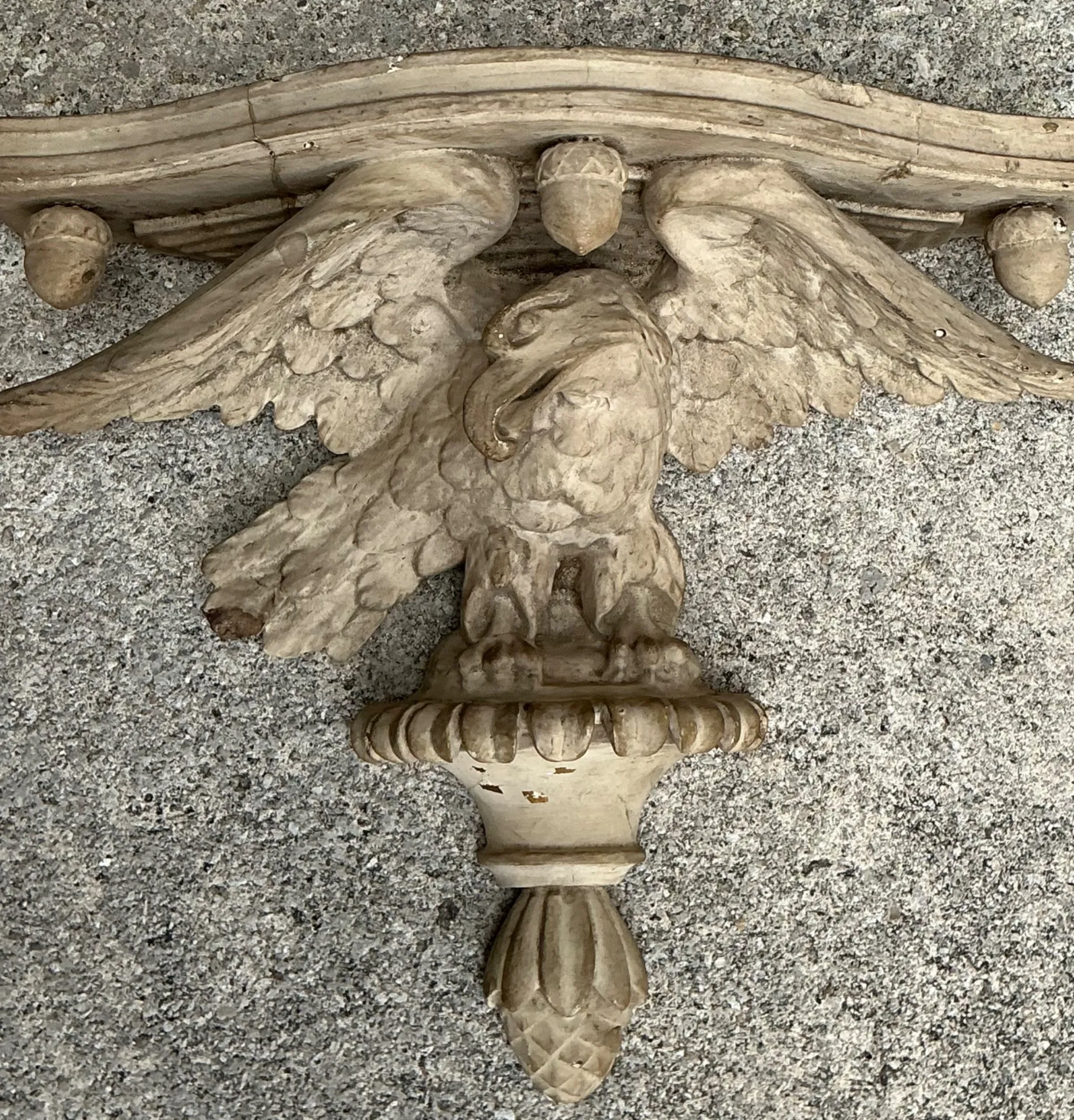 Vintage Hand Carved Eagle Brackets - A Pair — additional photo 8