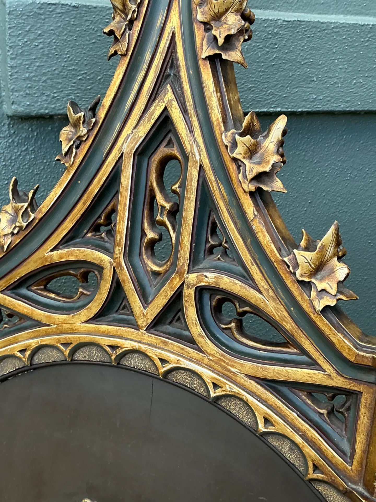 19th Century Gothic Wood High Back Chairs — additional photo 4