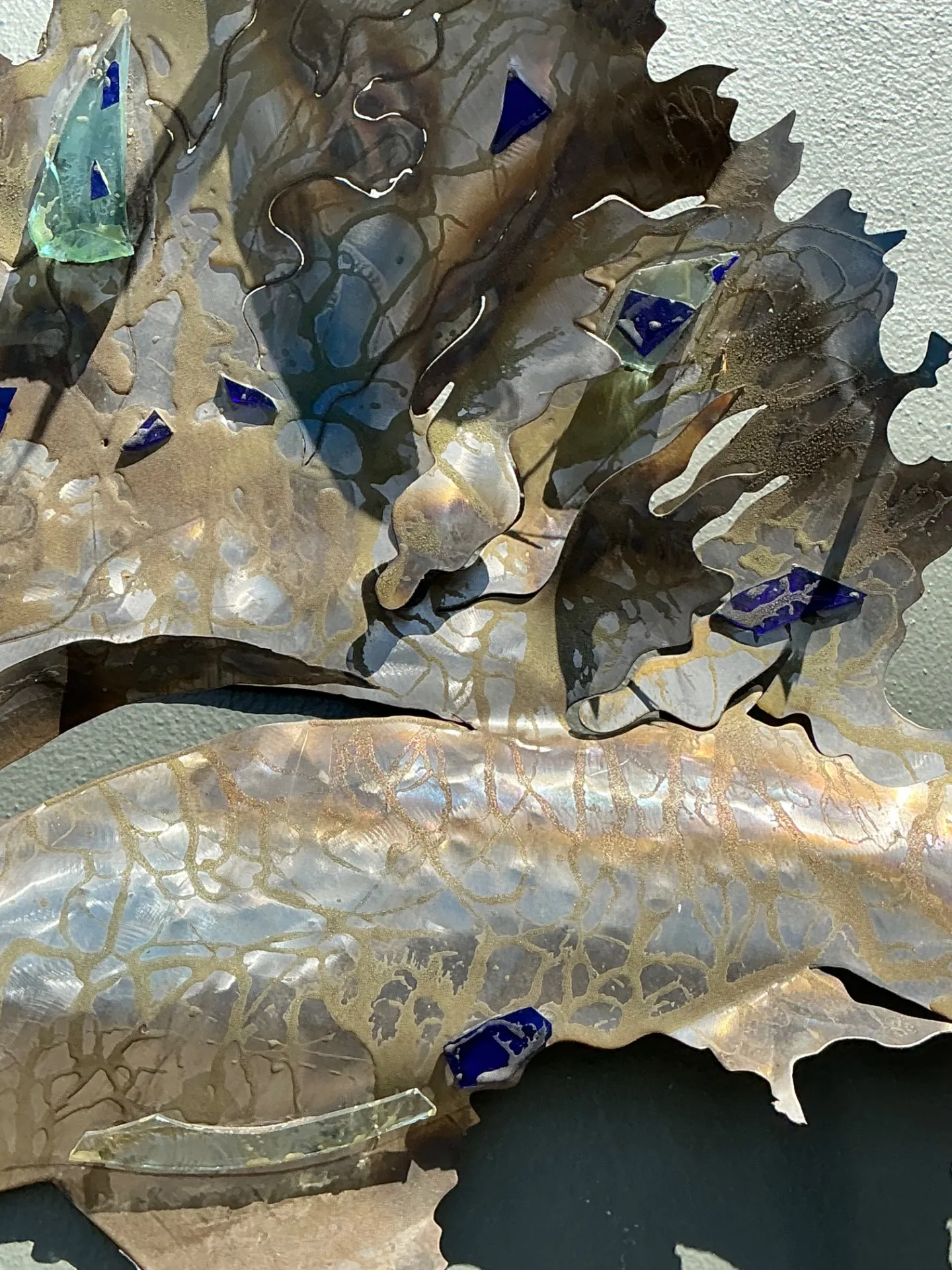Vintage Metal Sailfish Wall Sculpture — additional photo 4