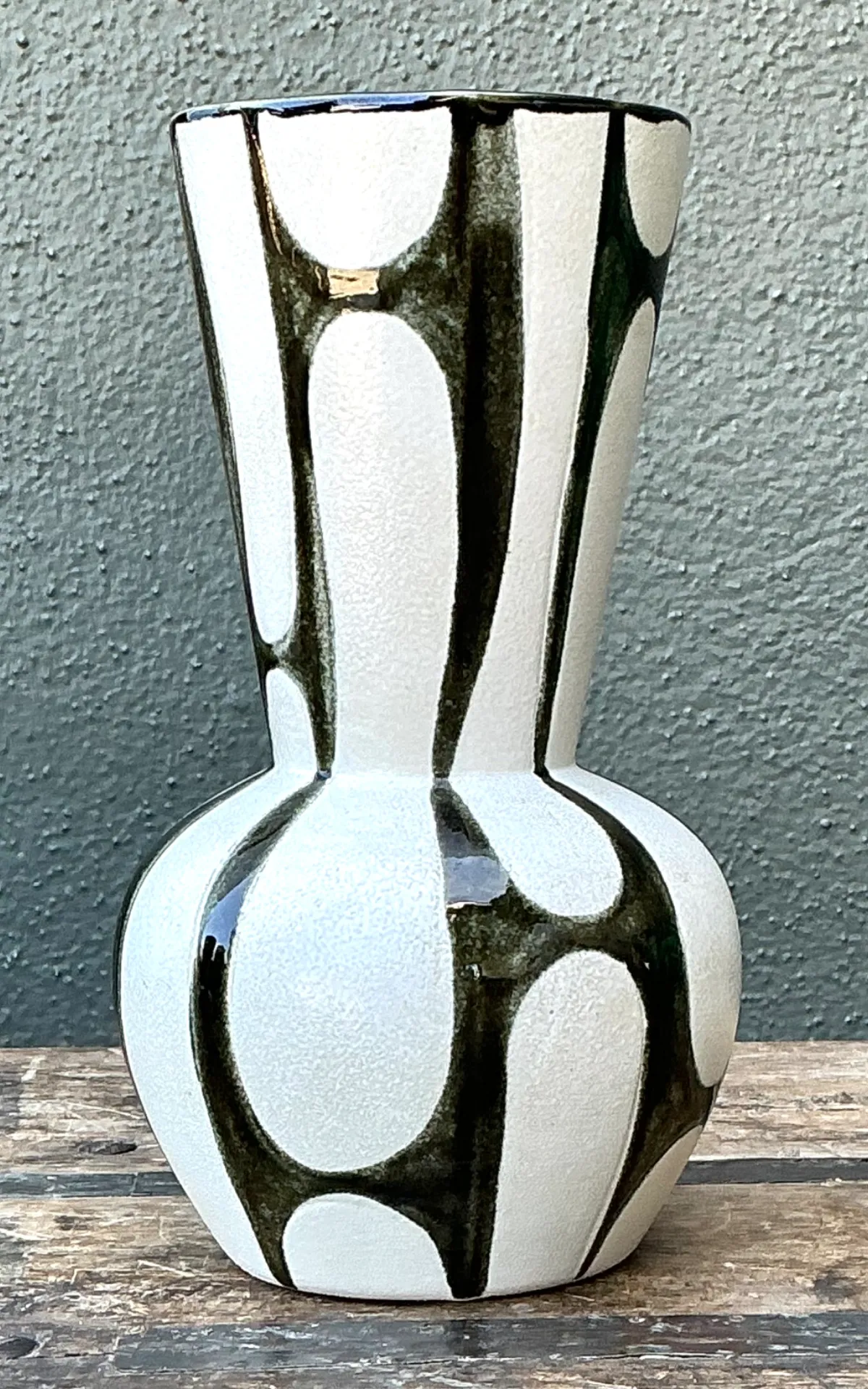 Vintage Abstract Design Ceramic Vase