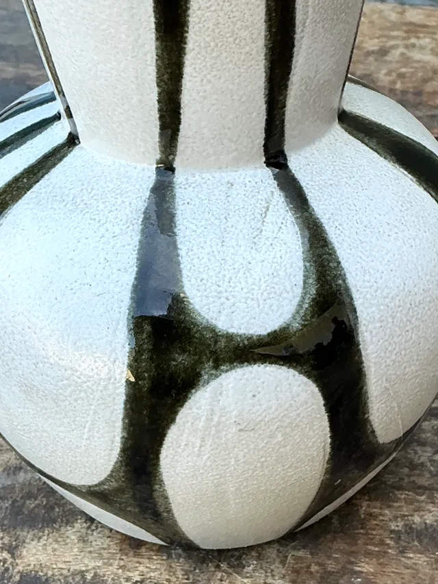 Vintage Abstract Design Ceramic Vase — additional photo 5