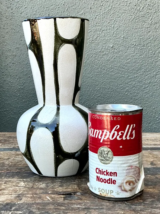 Vintage Abstract Design Ceramic Vase — additional photo 8