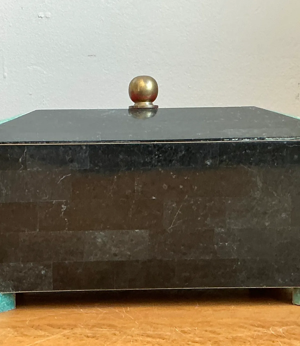 Vintage Art Deco Stone Inlay Box — additional photo 5