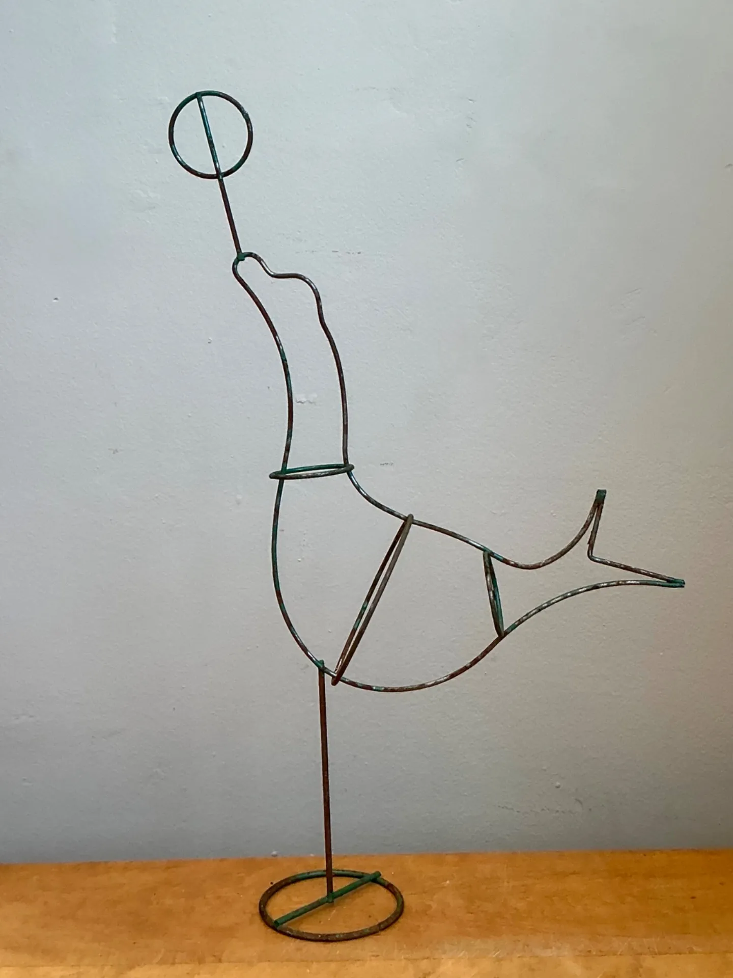 Vintage Metal Seal Form Sculpture — additional photo 6