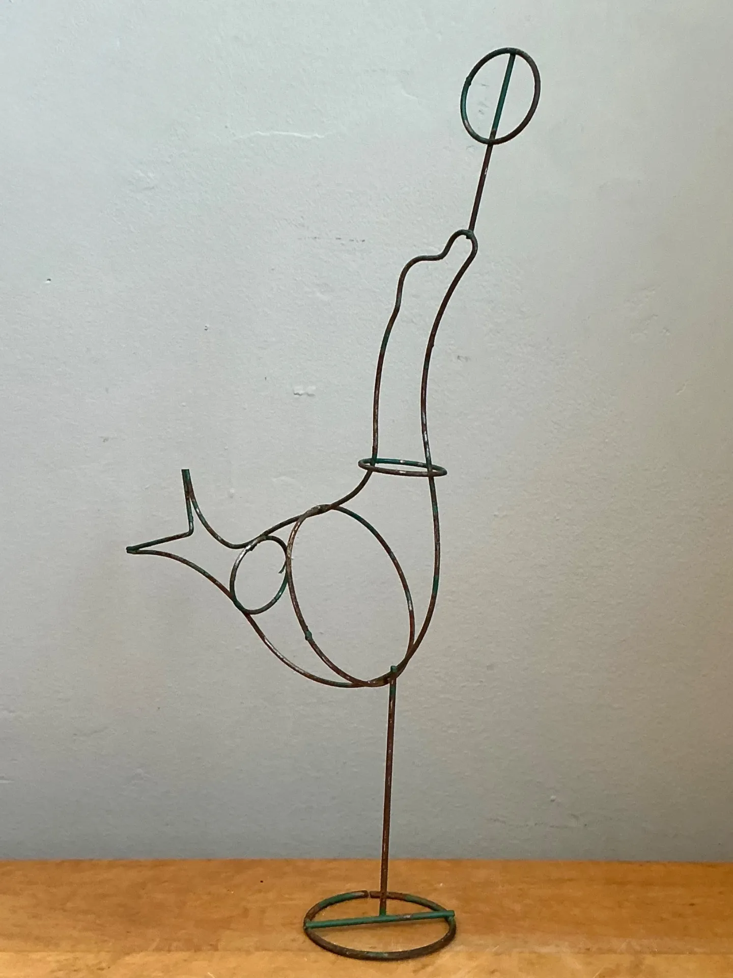 Vintage Metal Seal Form Sculpture — additional photo 3