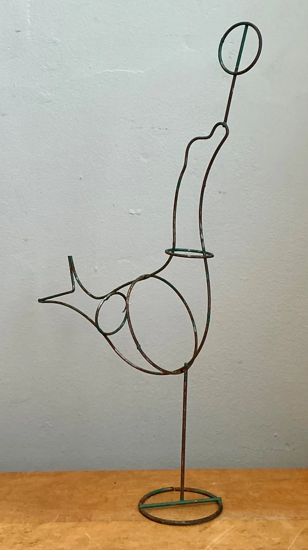 Vintage Metal Seal Form Sculpture — additional photo 7