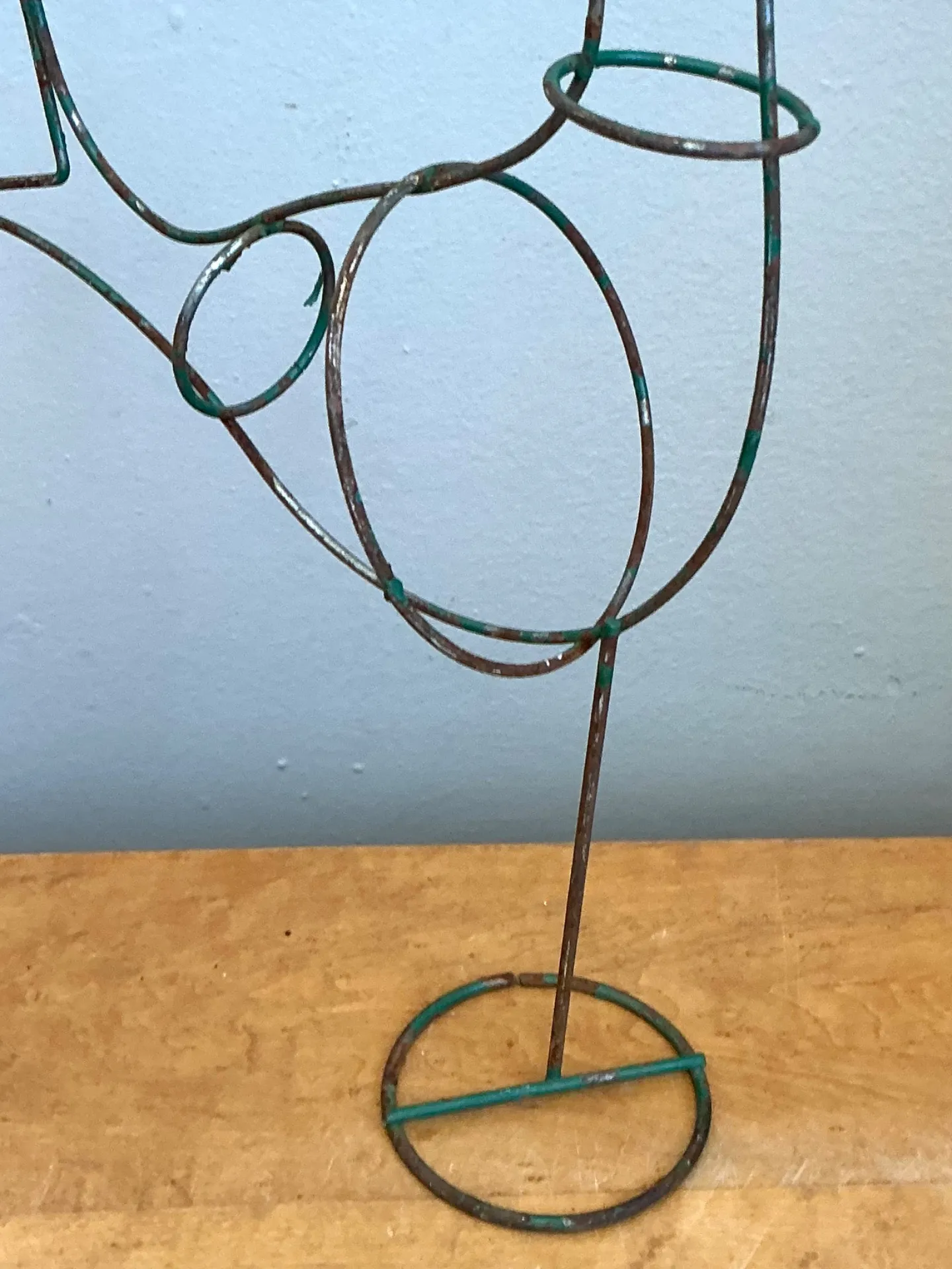 Vintage Metal Seal Form Sculpture — additional photo 1
