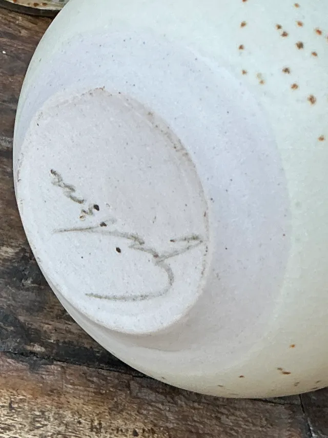 Vintage Studio Pottery Speckled Vase — additional photo 5