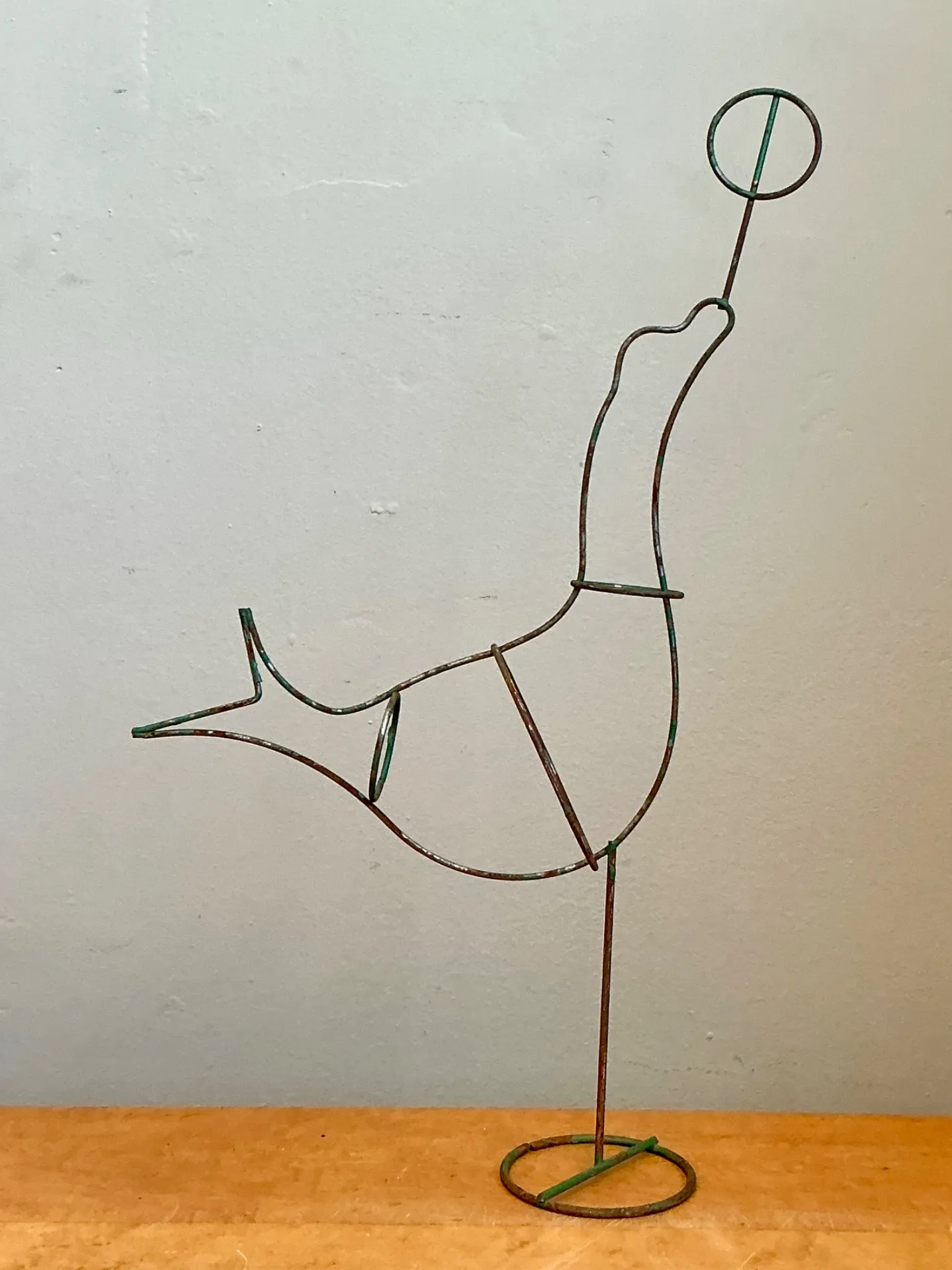 Vintage Metal Seal Form Sculpture — additional photo 4