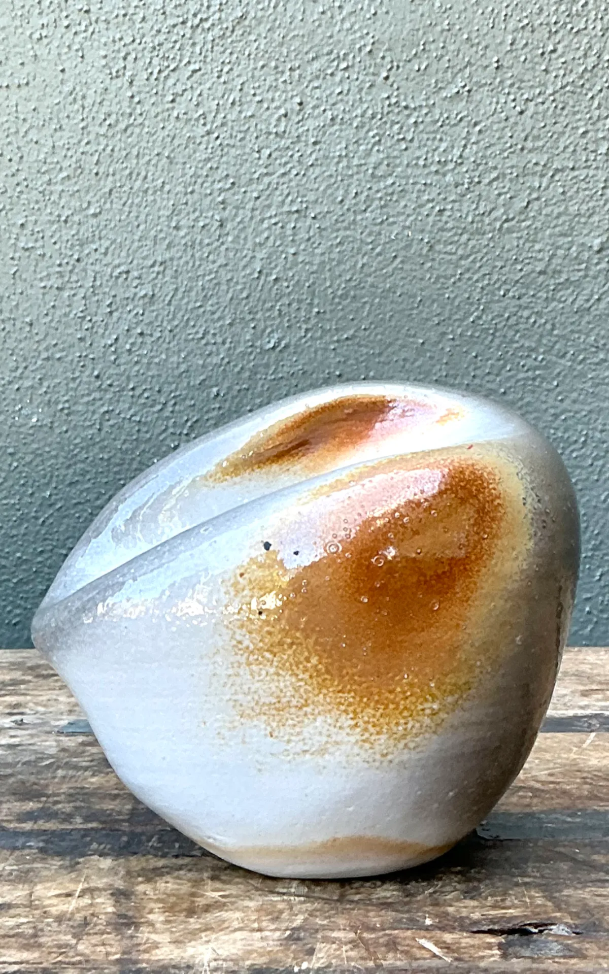 Vintage Biomorphic Studio Pottery Vase — additional photo 5