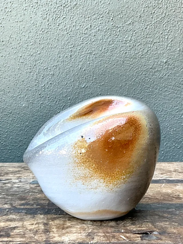 Vintage Biomorphic Studio Pottery Vase — additional photo 5