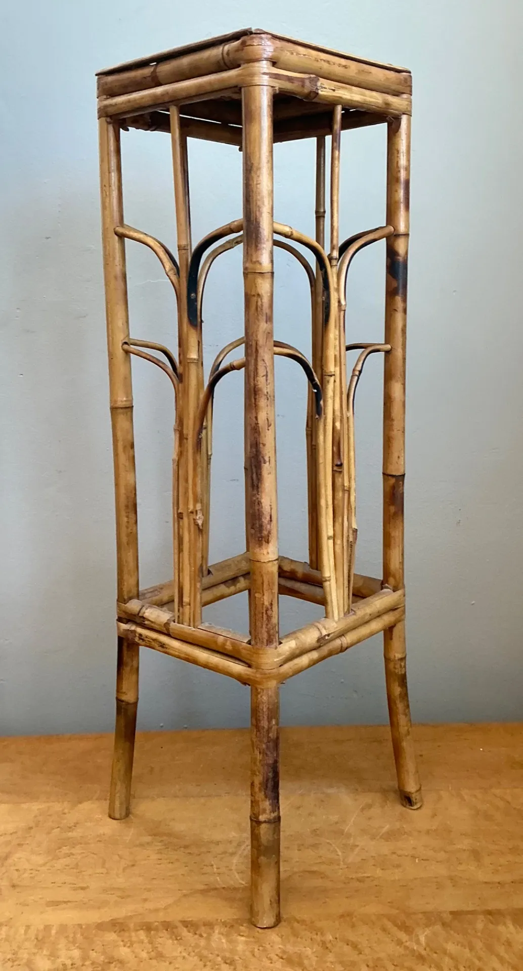 Vintage Bamboo Plant Stand — additional photo 4