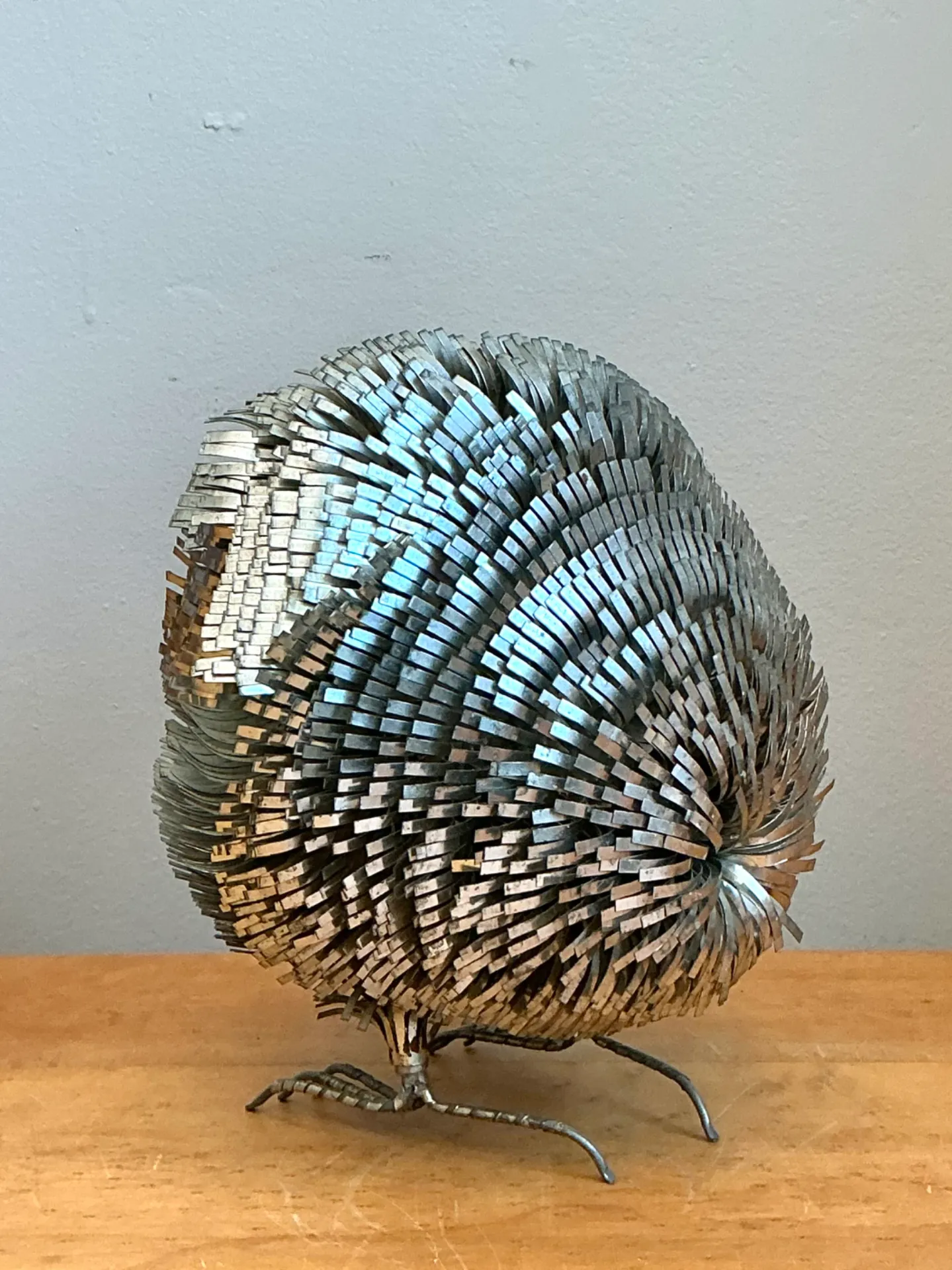 Sergio Bustamante Metal Owl Sculpture — additional photo 3