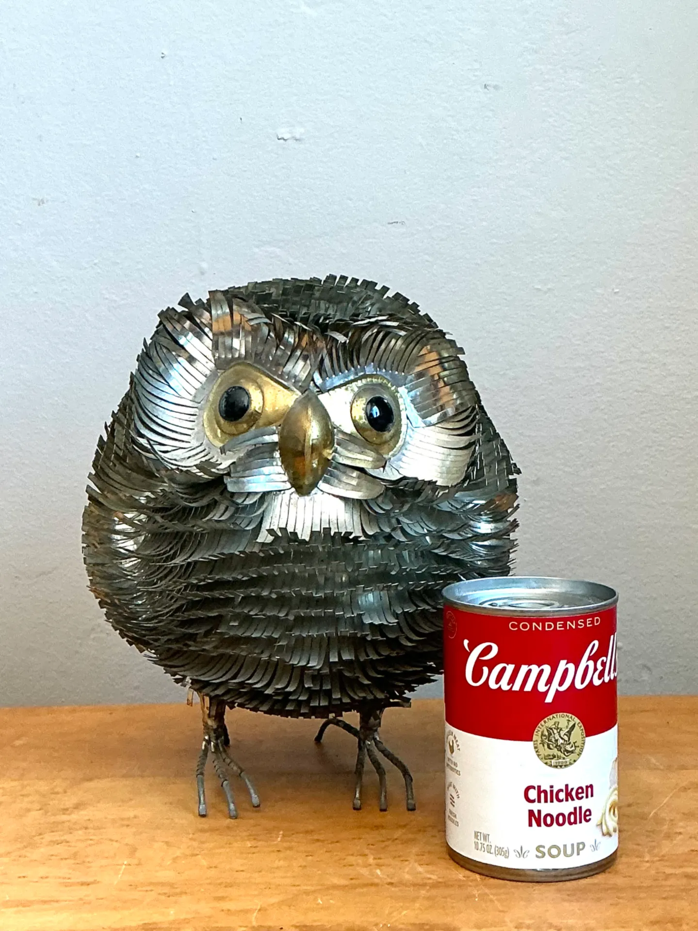 Sergio Bustamante Metal Owl Sculpture — additional photo 7
