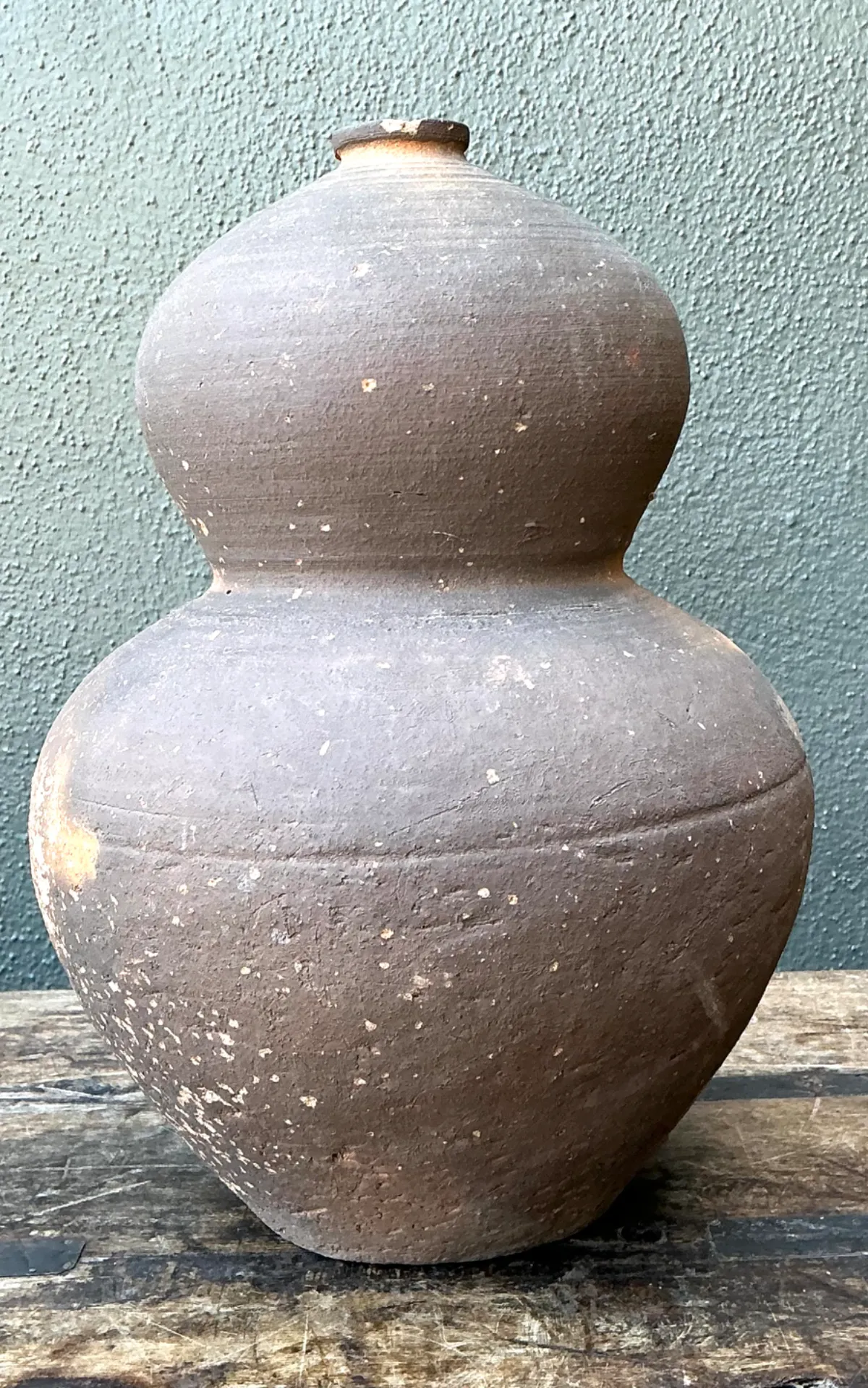 Vintage Double Gourd Ceramic Vase — additional photo 4