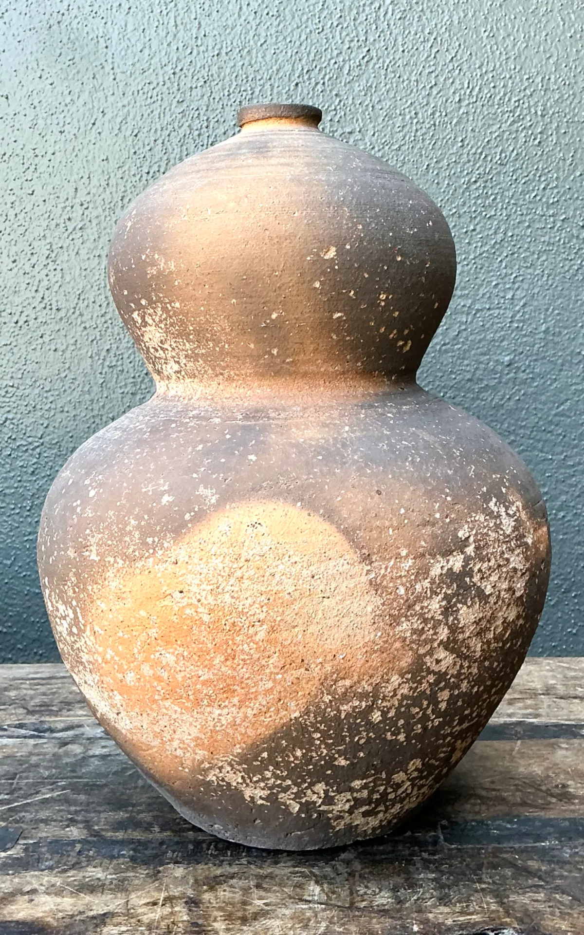 Vintage Double Gourd Ceramic Vase — additional photo 3