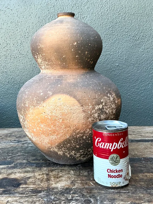 Vintage Double Gourd Ceramic Vase — additional photo 2