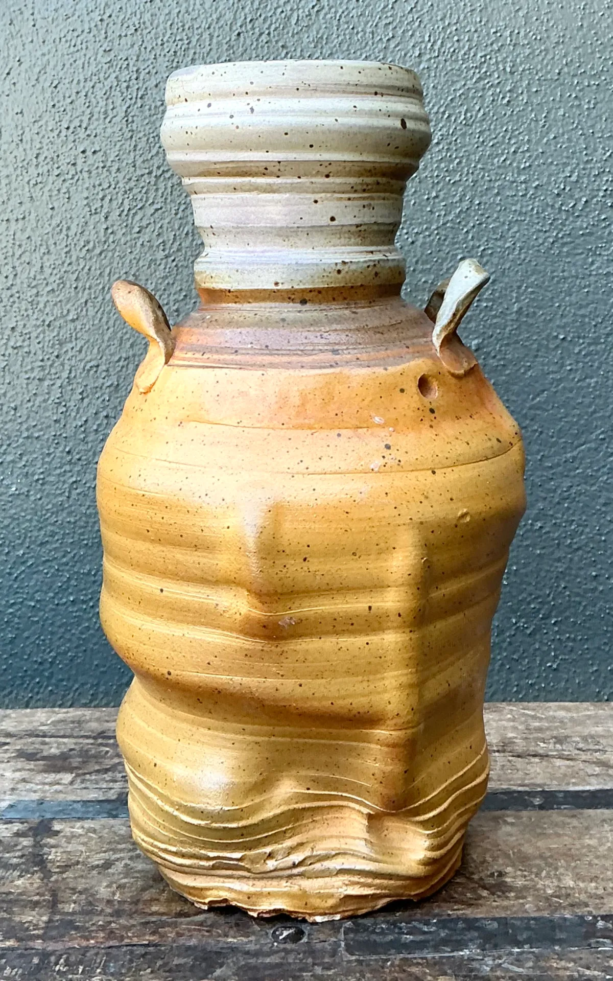 Vintage Handcrafted Studio Pottery Vase — additional photo 8