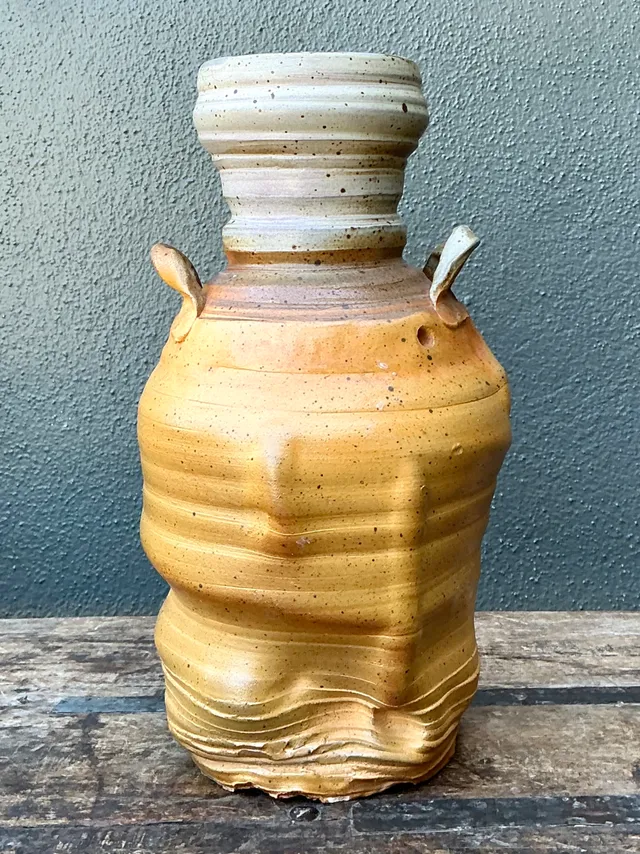 Vintage Handcrafted Studio Pottery Vase — additional photo 8