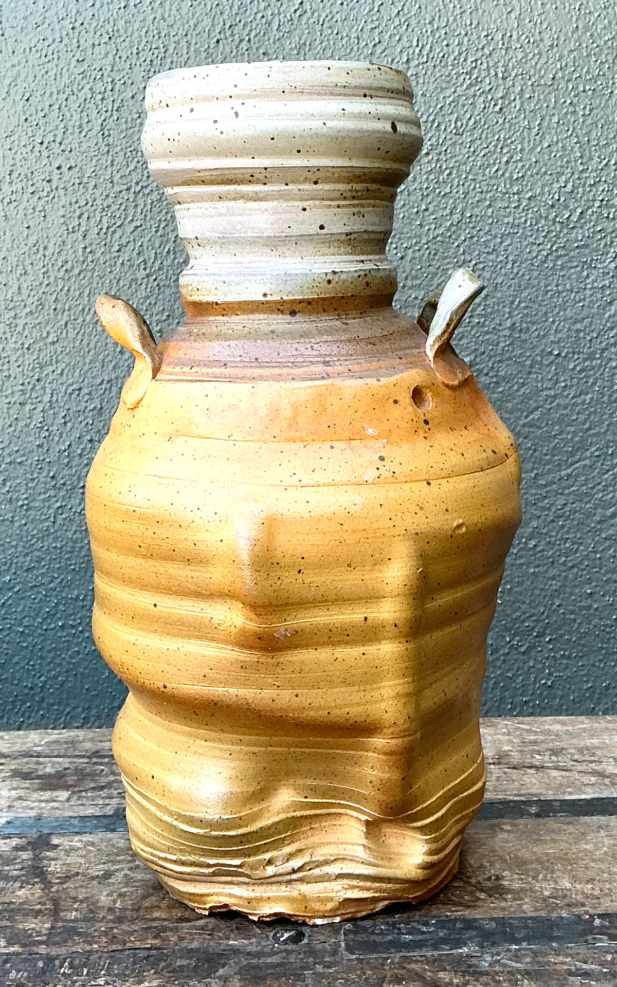 Vintage Handcrafted Studio Pottery Vase — additional photo 2