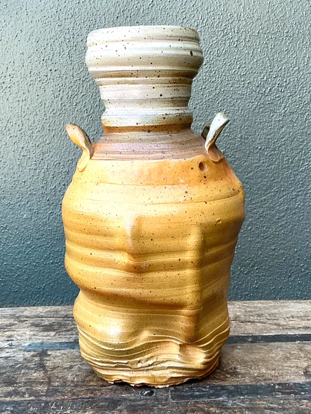 Vintage Handcrafted Studio Pottery Vase — additional photo 2