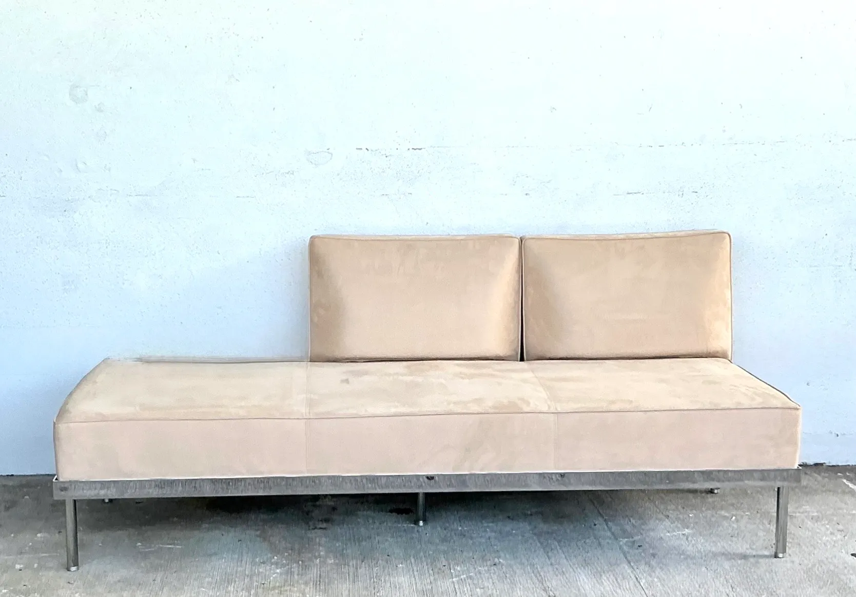 Vintage Chrome and Fabric Daybed — additional photo 7