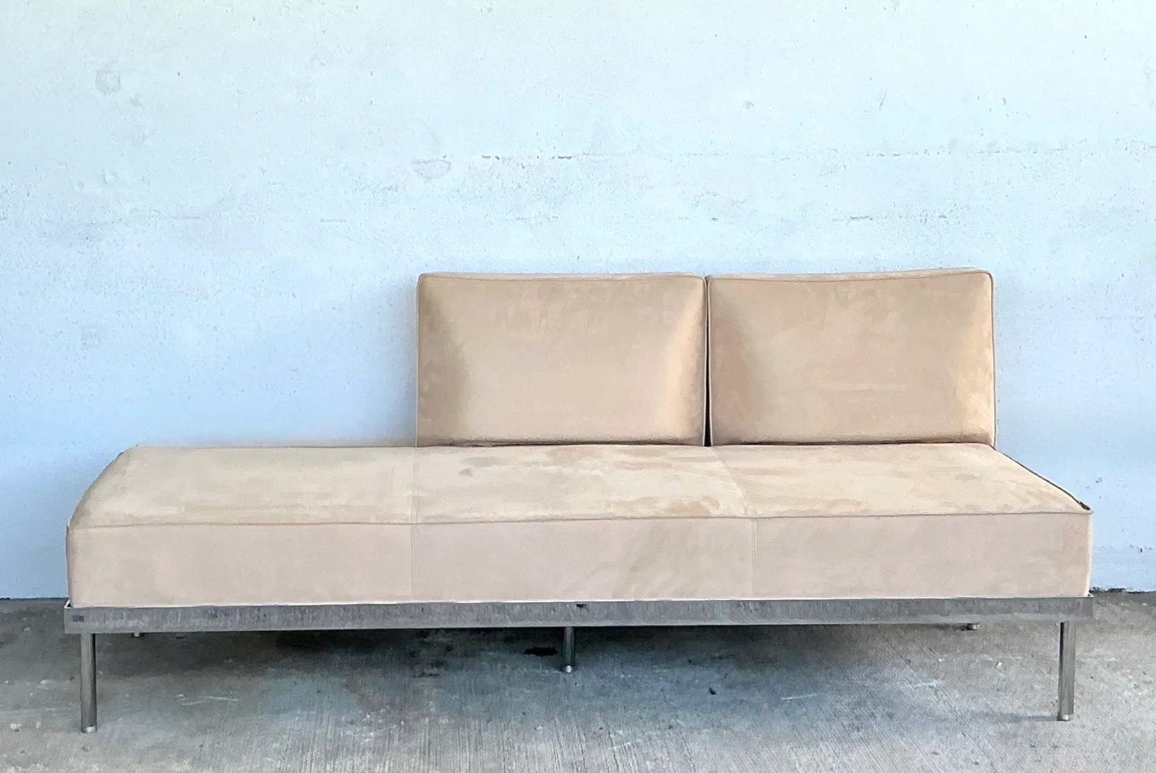 Vintage Chrome and Fabric Daybed — additional photo 2