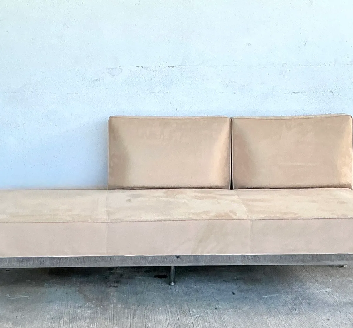 Vintage Chrome and Fabric Daybed — additional photo 2