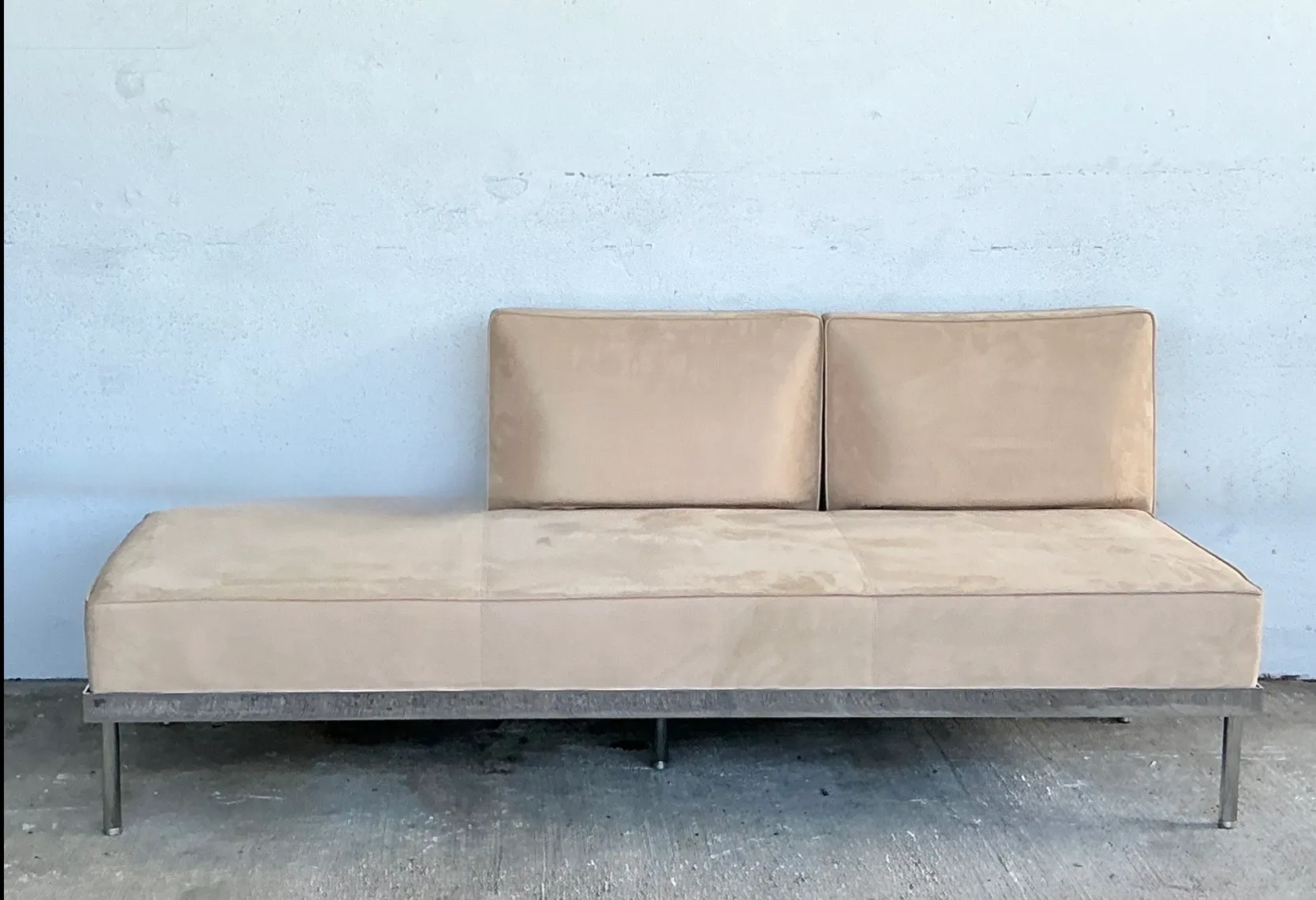 Vintage Chrome and Fabric Daybed — additional photo 4