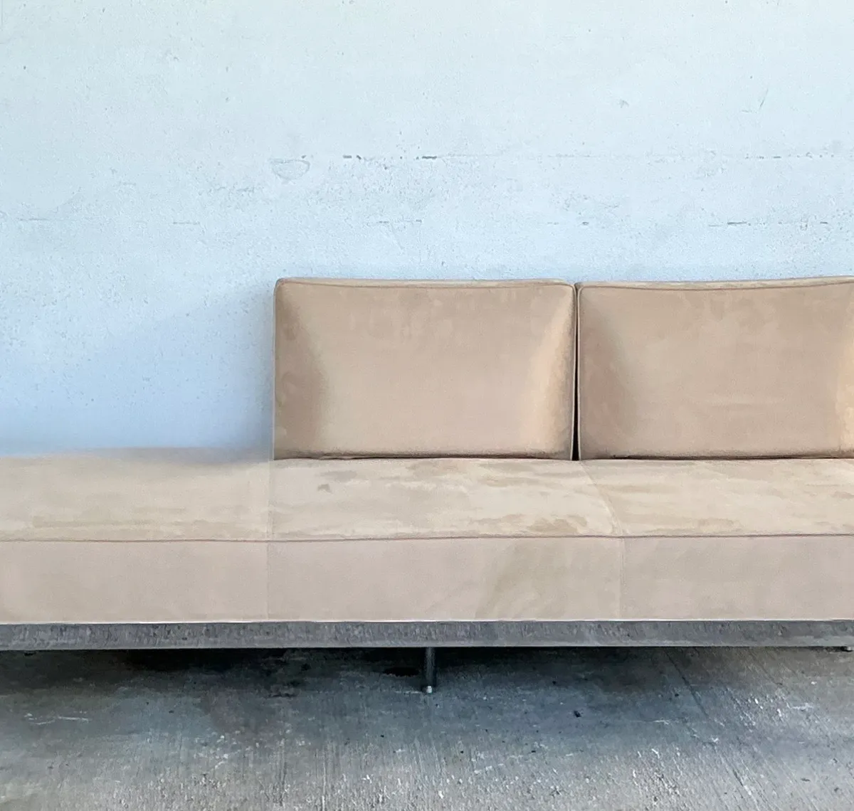 Vintage Chrome and Fabric Daybed — additional photo 4