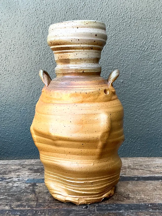 Vintage Handcrafted Studio Pottery Vase — additional photo 1