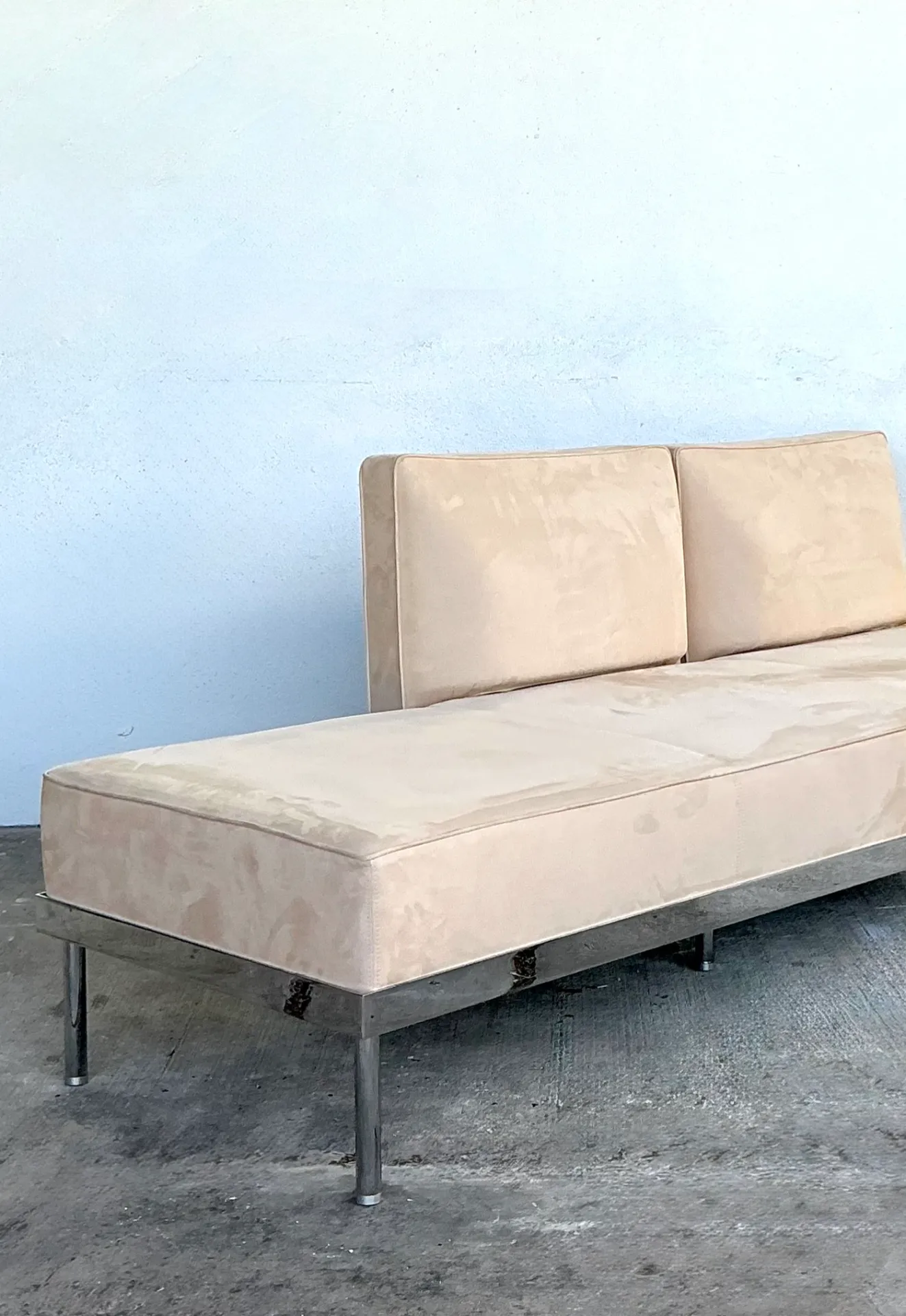 Vintage Chrome and Fabric Daybed — additional photo 6