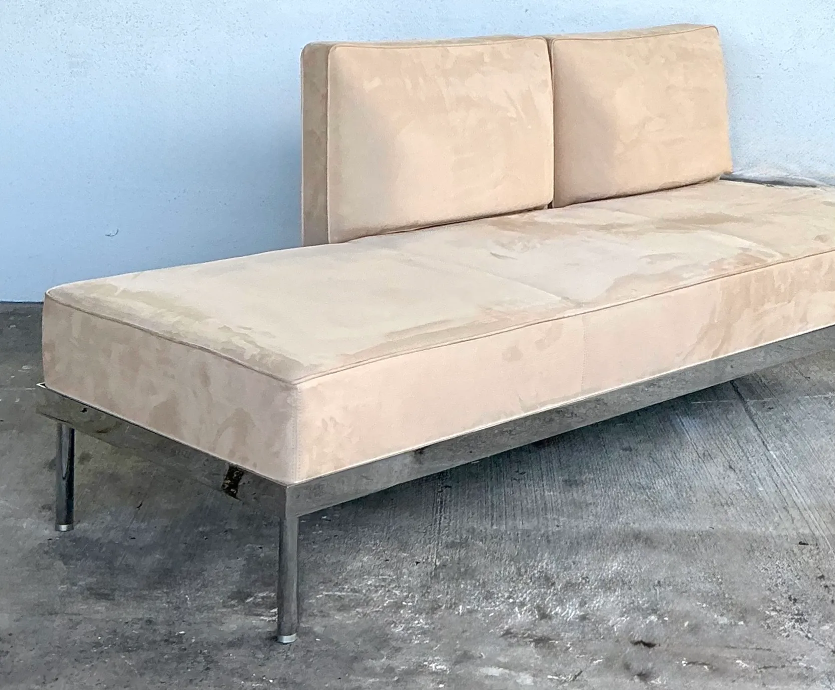 Vintage Chrome and Fabric Daybed — additional photo 5