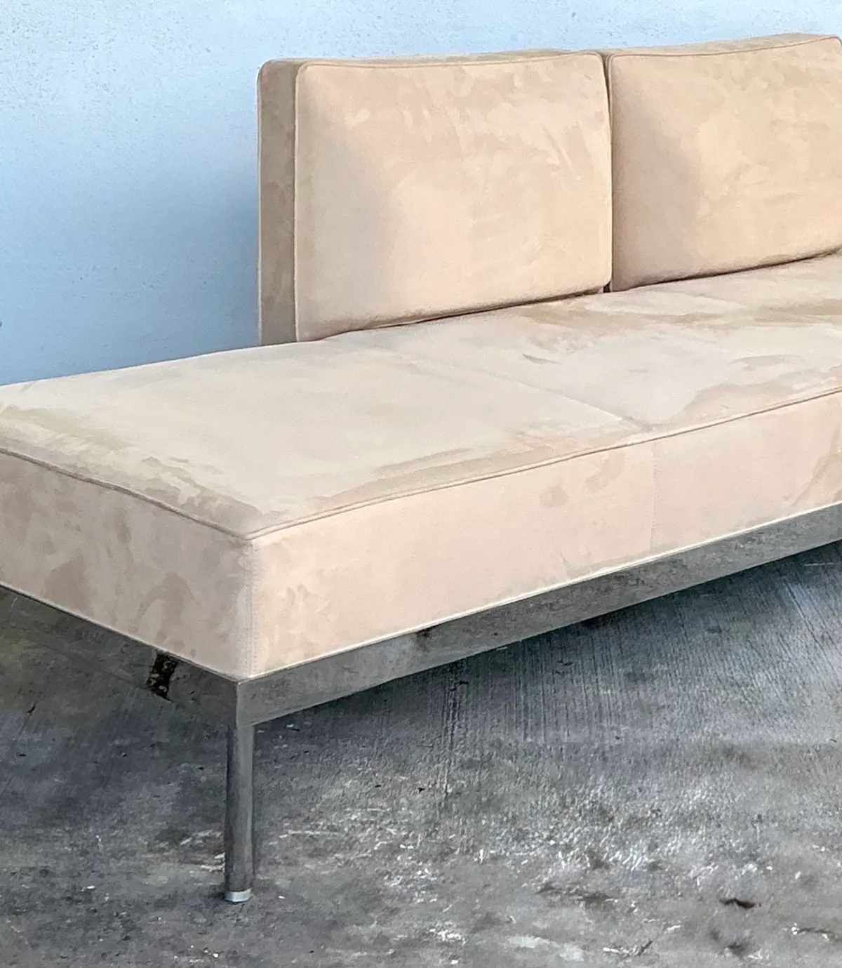 Vintage Chrome and Fabric Daybed — additional photo 5