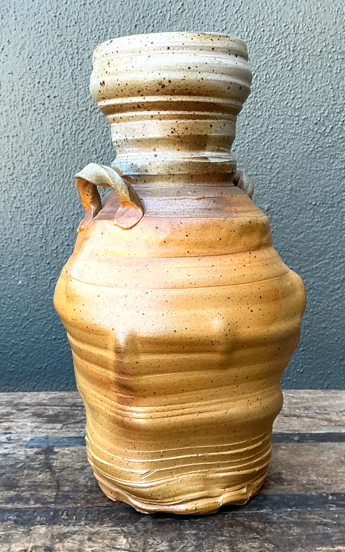 Vintage Handcrafted Studio Pottery Vase — additional photo 3