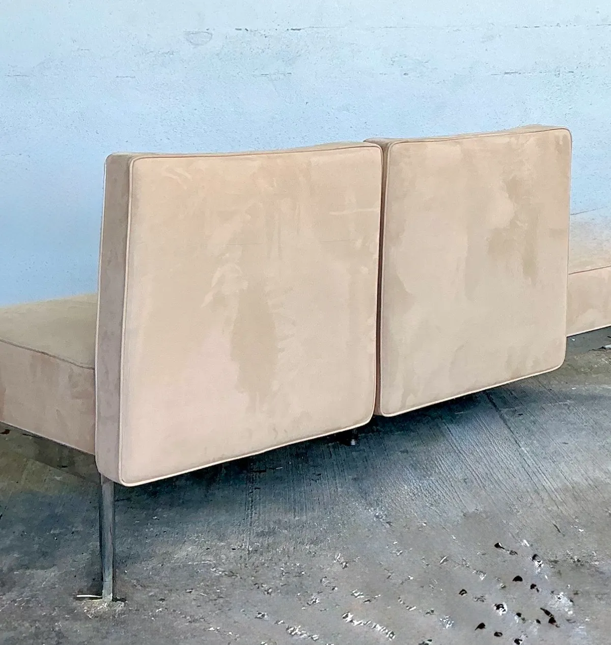 Vintage Chrome and Fabric Daybed — additional photo 3