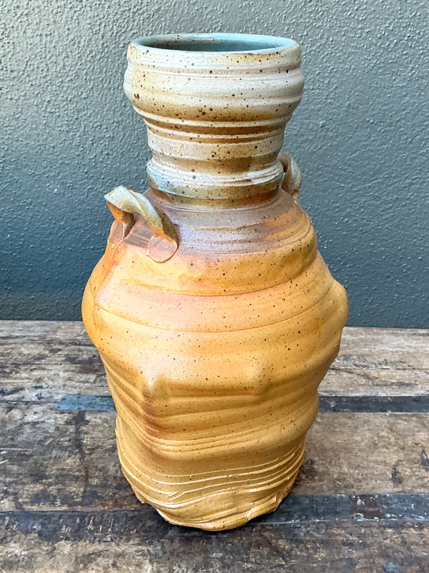 Vintage Handcrafted Studio Pottery Vase — additional photo 7